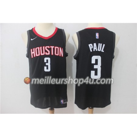 Maillot Basket Homme Houston Rockets Chris Paul 3 Nike 2017-18 Noir Swingman